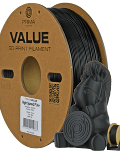 Filament PrimaCreator PrimaValue PLA+ High Speed Black