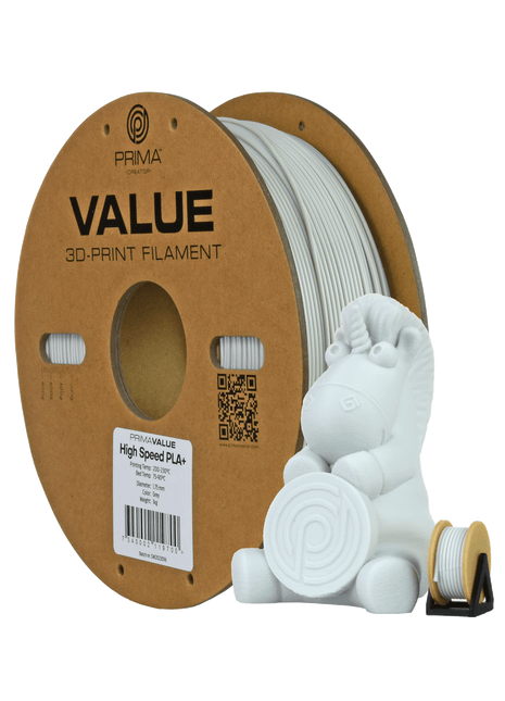 Filament PrimaCreator PrimaValue PLA+ High Speed Grey