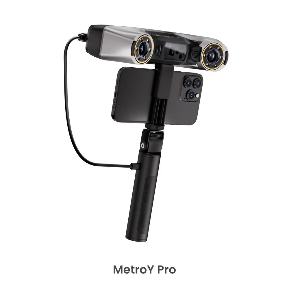 Revopoint MetroY Pro: Scanner 3D cu laser albastru wireless pentru piese de lucru mici și medii