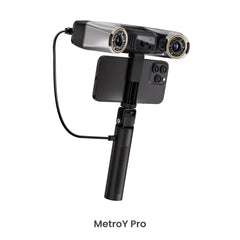 Revopoint MetroY Pro: Scanner 3D cu laser albastru wireless pentru piese de lucru mici și medii