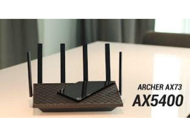 TP-LINK AX5400 Dual Band – Router Wi-Fi 6 ultra-rapid cu 6 antene performante