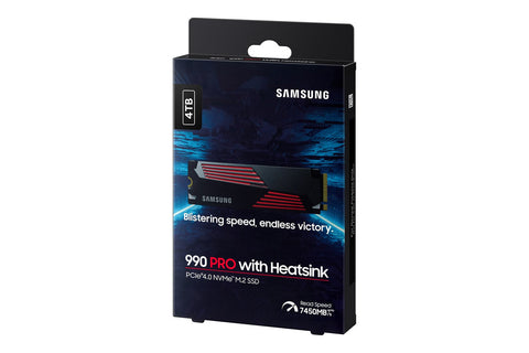 Alt text: Ambalaj original Samsung 990 PRO 4TB Digimart RO