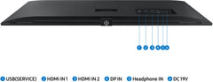 Monitor Samsung LS34C500GAUXEN cu HDMI și DisplayPort