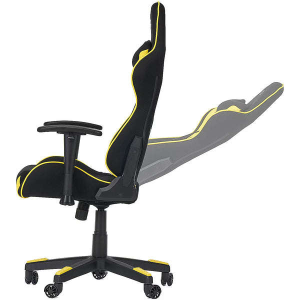 scaun gaming Serioux Kyrian galben vedere laterala