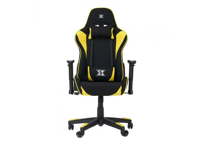 scaun gaming Serioux Kyrian galben vedere frontala
