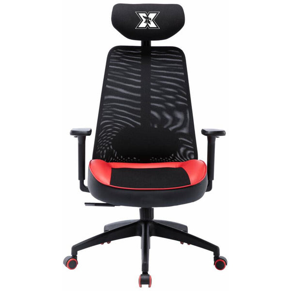 scaun gaming Serioux Kyrian rosu vedere frontala
