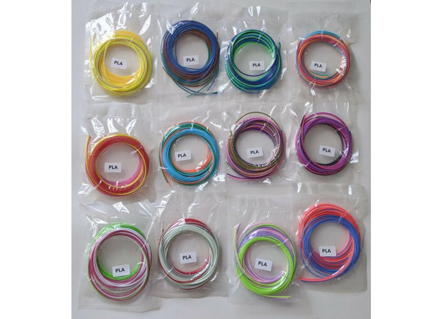 Serioux PLA 1.75mm Creion 3D Printer Filament 3pcs, temperatura 190-220 grade, lungime 300cm, utilizare: pana la 6 luni de la deschiderea ambalajului.