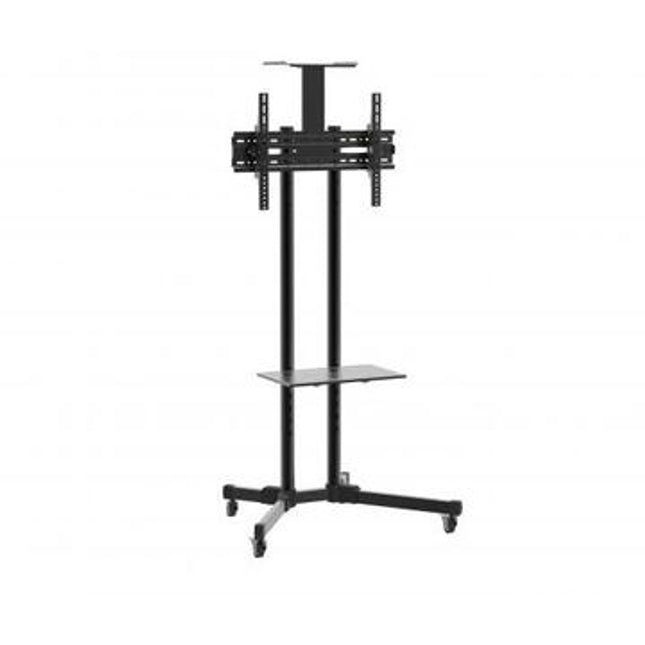 Stand TV Mobil Serioux TV109, Reglabil, 32-70'', VESA 600x400mm, suporta pana la 50kg, negru