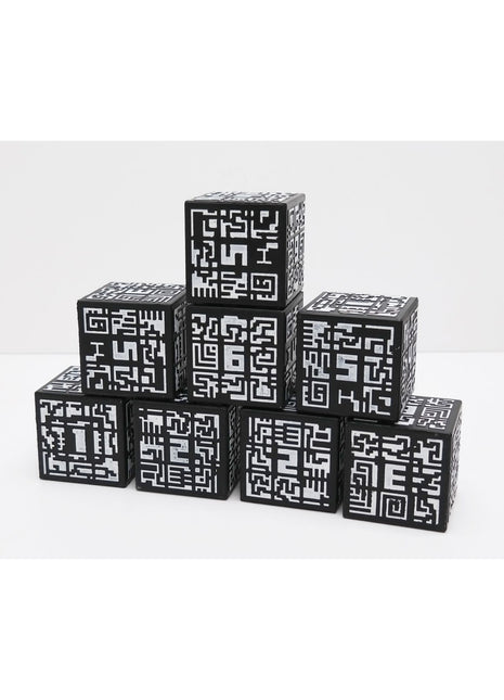 Set 8 cuburi QR Avantis ClassVR cu modele 3D