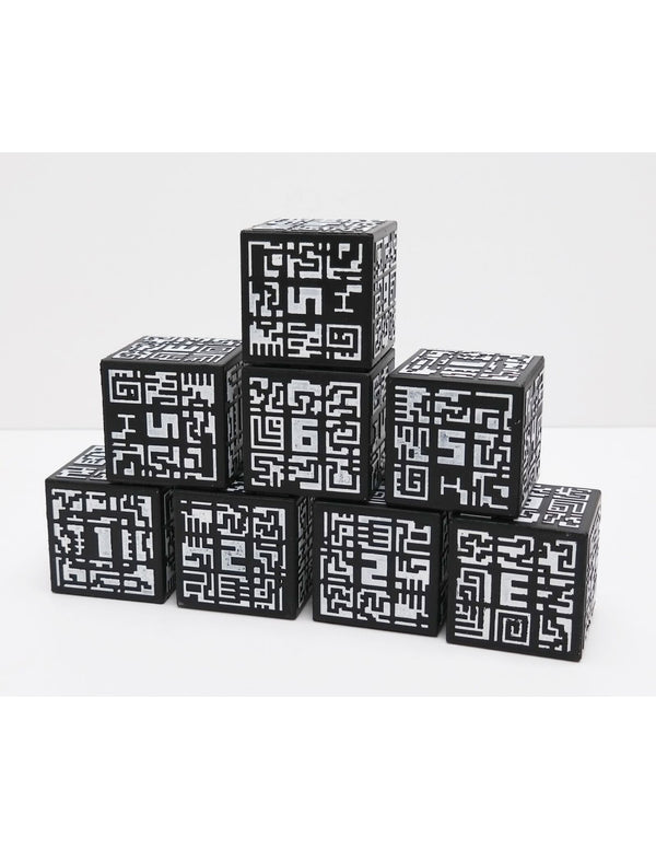 Set 8 cuburi QR Avantis ClassVR cu modele 3D