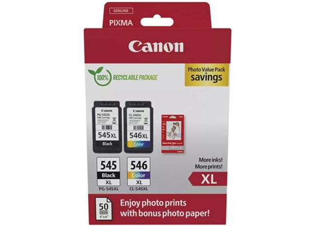 Canon pachet cartuse cearneala PG-545XL/CL-546XL PHOTO VALUE PACK