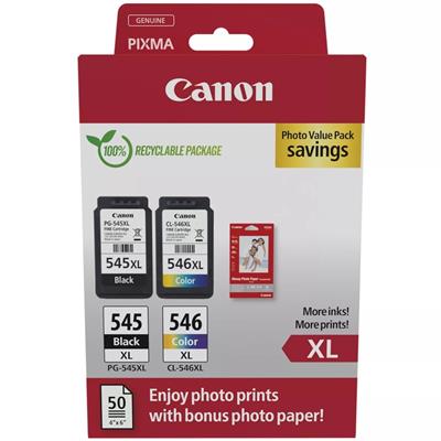 Canon pachet cartușe cerneală PG-545XL/CL-546XL PHOTO VALUE PACK