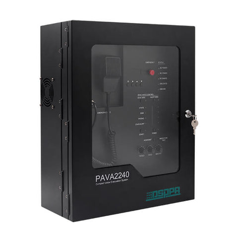 Sistem sonorizare evacuare DSPPA PAVA2240 480W cu 2 zone
