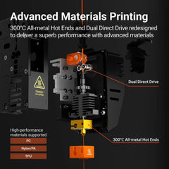 Snapmaker Artisan sistem IDEX dual extrusion