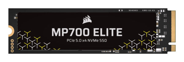 ssd Corsair MP700 Elite 4TB M.2 NVMe PCIe Gen5 vedere frontala
