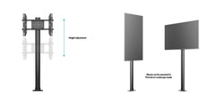 Suport TV Multibrackets MB-2401 cu fixare în podea pentru stabilitate