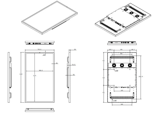 SWEDX SWD550D-IP66 55 inch
