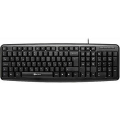 Tastatura Serioux 9400MM, cu fir, US layout, neagra, multimedia (11 hotkeys), USB