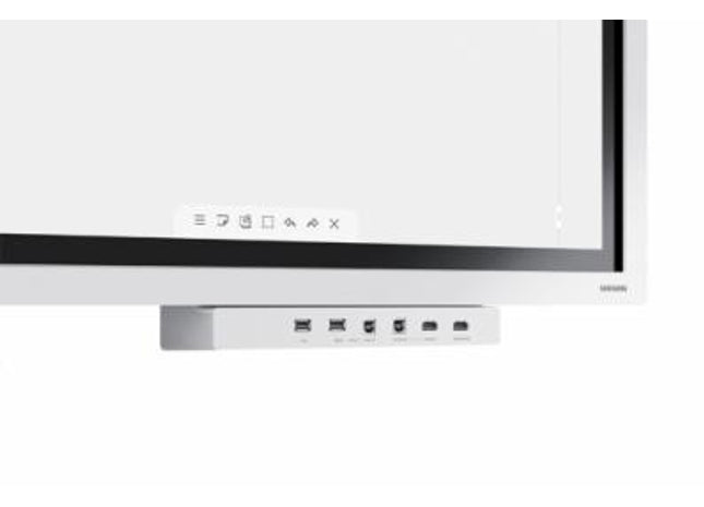 Tray de conectivitate pentru display interactiv Samsung Flip 2 55"/65" – HDMI Out, NFC si acces frontal pentru conexiuni rapide