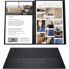 Laptop Asus Zenbook Duo, UX8406CA-QL118X, 14.0-inch, FHD (1920 x 1200)OLED 16:10 aspect ratio, Intel® Core™ Ultra 7 Processor 255H
