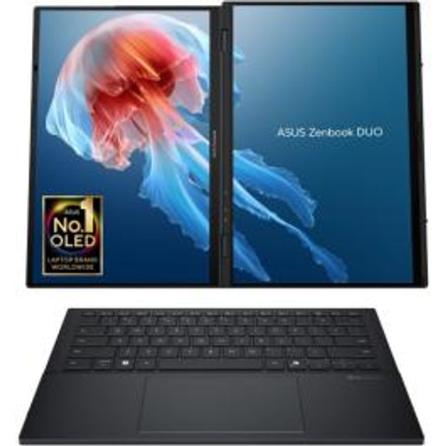 Laptop Asus Zenbook Duo, UX8406CA-QL118X, 14.0-inch, FHD (1920 x 1200)OLED 16:10 aspect ratio, Intel® Core™ Ultra 7 Processor 255H