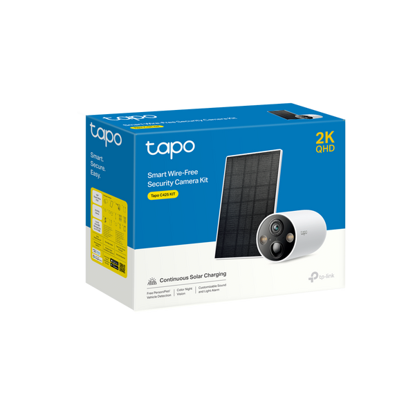 Cameră TP-Link solară 2K QHD 4MP