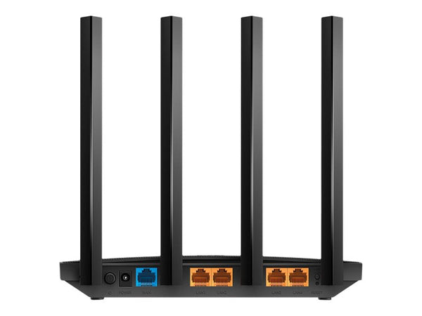 TP Link Archer C80 porturi WAN si LAN Gigabit
