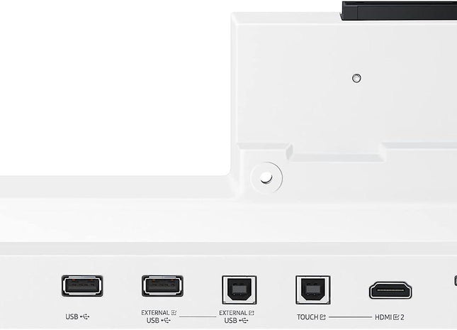 Tray conectivitate pentru tabla interactiva SAMSUNG Flip Pro 55"/65" - Aduce mufele din spate in fata pentru convenienta.