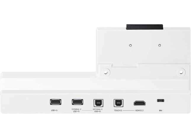 Tray conectivitate pentru tabla interactiva SAMSUNG Flip Pro 55"/65" - Aduce mufele din spate in fata pentru convenienta.