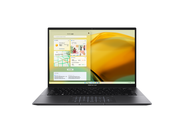 Laptop ASUS ZenBook 14 OLED UM3402YA-KM175W, AMD Ryzen 7 5825U, 14inch, RAM 16GB, SSD 1TB, AMD Radeon Graphics, Windows 11, Negru