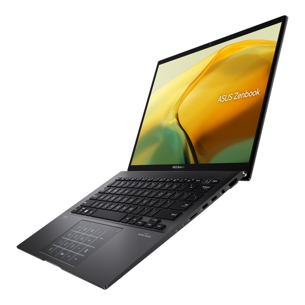 Laptop ASUS ZenBook 14 OLED UM3402YA-KM175W, AMD Ryzen 7 5825U, 14inch, RAM 16GB, SSD 1TB, AMD Radeon Graphics, Windows 11, Negru