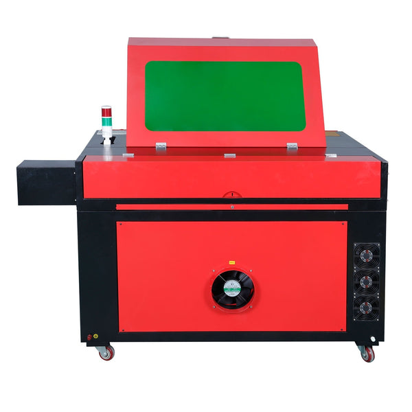 Mașină laser VEVOR KH1490 cu capac deschis