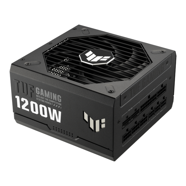 Sursă de alimentare ASUS TUF GAMING 1200W Gold – ATX 3.0, 80+ Gold, Full Modulară, ventilator 135 mm, protecții multiple și cabluri Gen 5