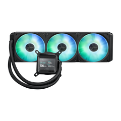 Cooler procesor ASUS PRIME LC 360 LCD ARGB – racire lichida, ecran LCD personalizabil, 3 ventilatoare ARGB, radiator 360 mm, compatibil AMD și Intel