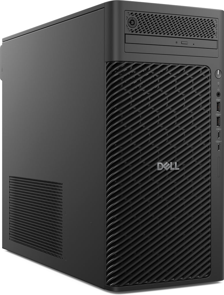 Workstation Dell Pro Max Tower T2 FCT2250 vedere frontală pentru aplicații profesionale